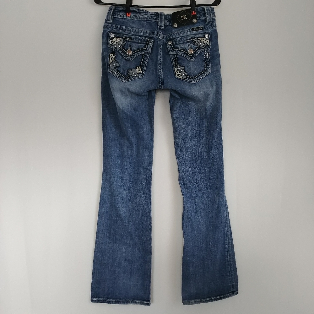 Miss Me Rhinestone Jeans Kelly Bootcut Concord Str - Picture 4 of 8